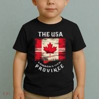 The Usa Canada’S 11th Province Funny Canada Flag Funny Leaf Toddler T-Shirt thumb 2
