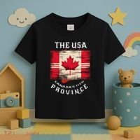 The Usa Canada’S 11th Province Funny Canada Flag Funny Leaf Toddler T-Shirt thumb 3