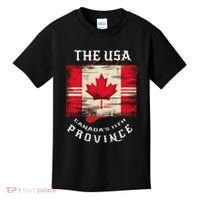 The Usa Canada’S 11th Province Funny Canada Flag Funny Leaf Kids T-Shirt thumb 0