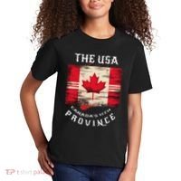 The Usa Canada’S 11th Province Funny Canada Flag Funny Leaf Kids T-Shirt thumb 2