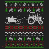 Tractor Ugly Christmas Sweater Funny Gift Funny Santa Funny Gift Beanie thumb 2