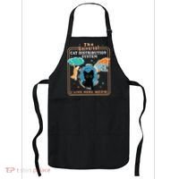 The Universal Cat Distribution System Funny LoverCat Gift Apron thumb 0