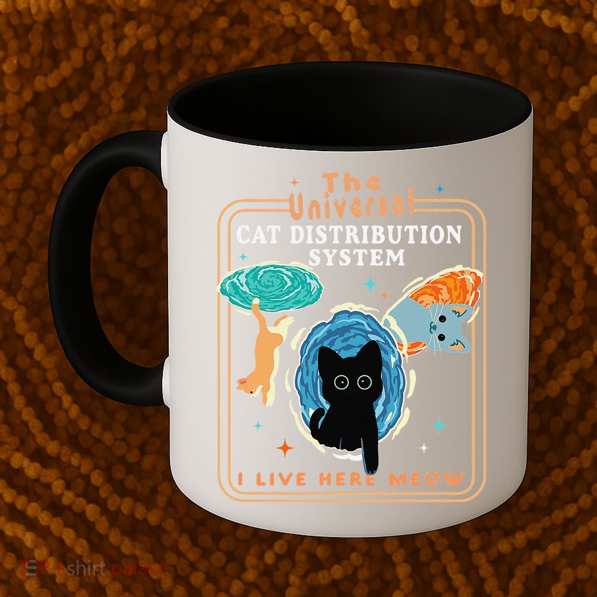 The Universal Cat Distribution System Funny LoverCat Gift Coffee Mug