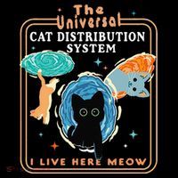 The Universal Cat Distribution System Funny LoverCat Gift Coffee Mug thumb 5