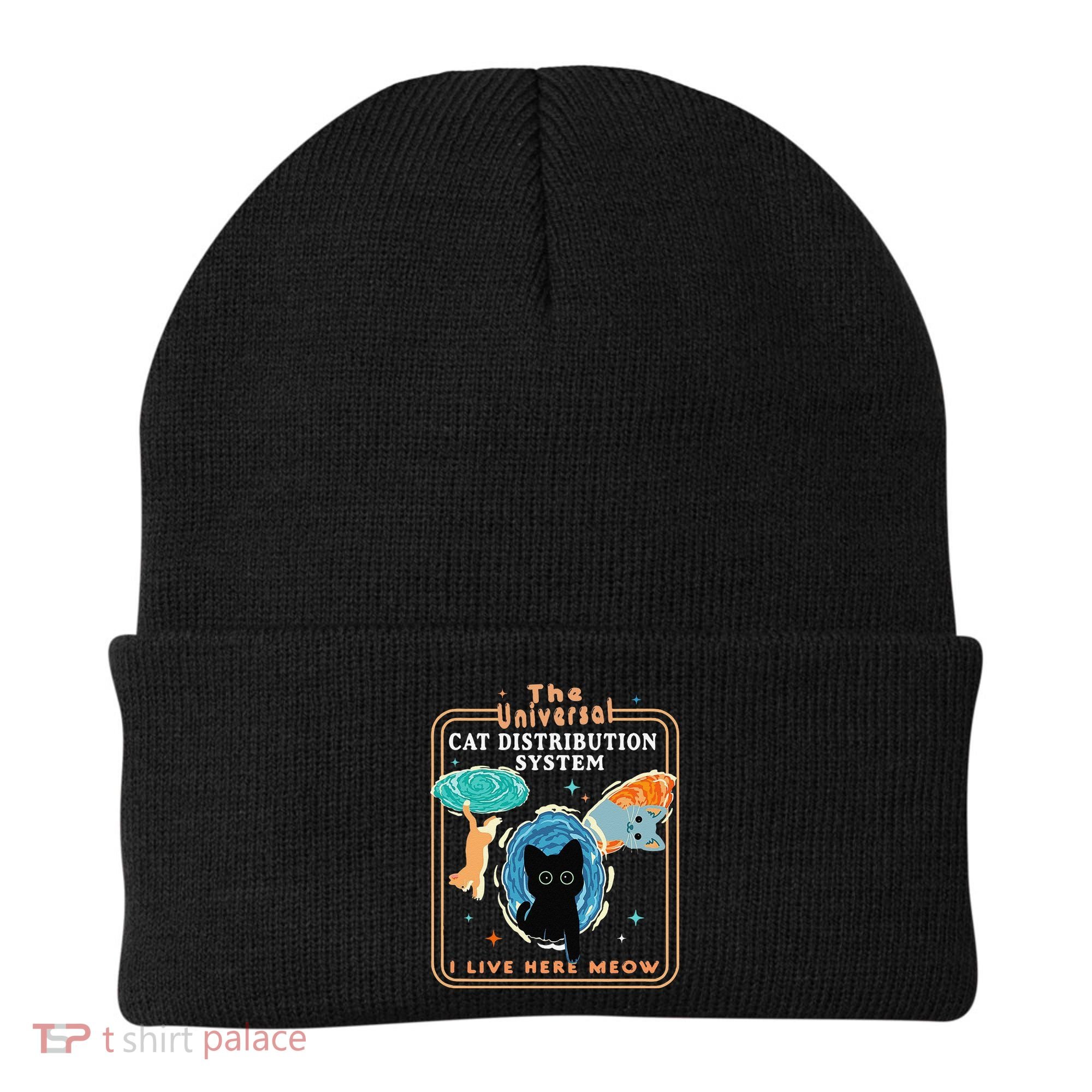 The Universal Cat Distribution System Funny LoverCat Gift Beanie