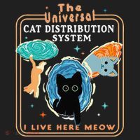 The Universal Cat Distribution System Funny LoverCat Gift Tumbler thumb 3