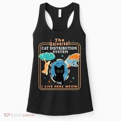 The Universal Cat Distribution System Funny LoverCat Gift Women's Tank Top
