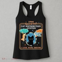 The Universal Cat Distribution System Funny LoverCat Gift Women's Tank Top thumb 3