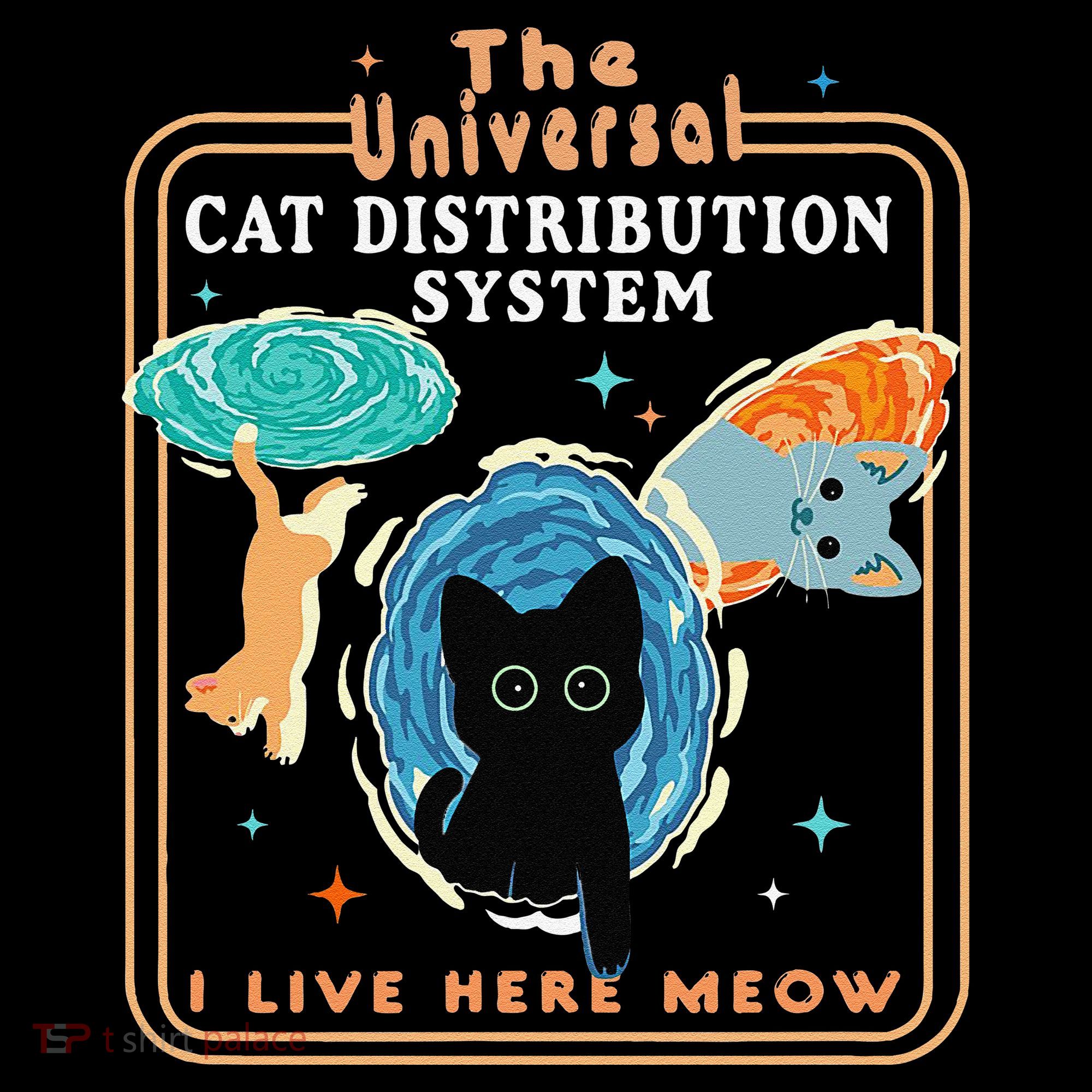 The Universal Cat Distribution System Funny LoverCat Gift Women's Tank Top