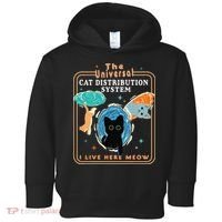 The Universal Cat Distribution System Funny LoverCat Gift Toddler Hoodie thumb 0