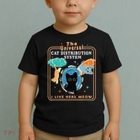 The Universal Cat Distribution System Funny LoverCat Gift Toddler T-Shirt thumb 2