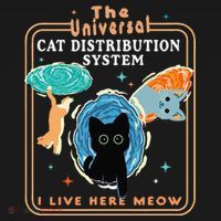 The Universal Cat Distribution System Funny LoverCat Gift Toddler T-Shirt thumb 4