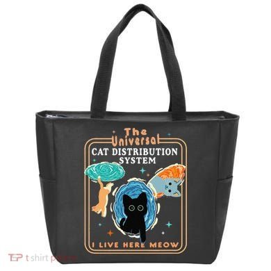 The Universal Cat Distribution System Funny LoverCat Gift Tote Bag