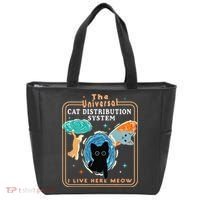 The Universal Cat Distribution System Funny LoverCat Gift Tote Bag thumb 0