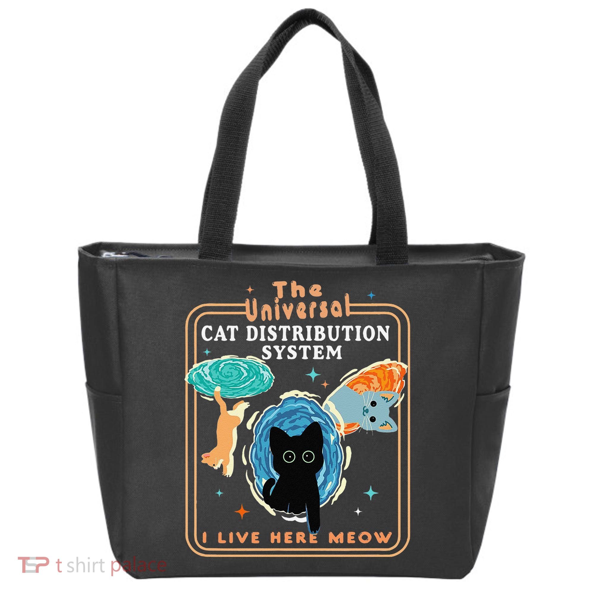 The Universal Cat Distribution System Funny LoverCat Gift Tote Bag