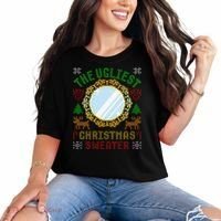 The Ugliest Christmas Sweater With An Image Of A Mirror Comfort Colors T-Shirt thumb 0