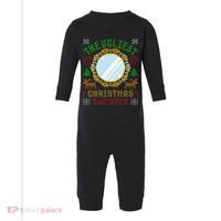 The Ugliest Christmas Sweater With An Image Of A Mirror Infant Fleece One Piece thumb 0