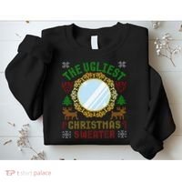 The Ugliest Christmas Sweater With An Image Of A Mirror Sweatshirt thumb 2