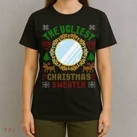 The Ugliest Christmas Sweater With An Image Of A Mirror T-Shirt thumb 4