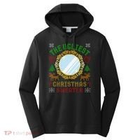 The Ugliest Christmas Sweater With An Image Of A Mirror Performance Fleece Hoodie thumb 0