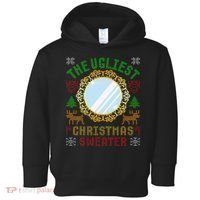 The Ugliest Christmas Sweater With An Image Of A Mirror Toddler Hoodie thumb 0