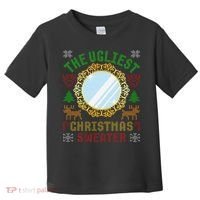 The Ugliest Christmas Sweater With An Image Of A Mirror Toddler T-Shirt thumb 0