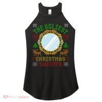 The Ugliest Christmas Sweater With An Image Of A Mirror Women's Perfect Tri Rocker Tank thumb 0