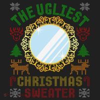 The Ugliest Christmas Sweater With An Image Of A Mirror Kids Long Sleeve Plaid Pajama Set thumb 2