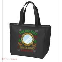 The Ugliest Christmas Sweater With An Image Of A Mirror Tote Bag thumb 3