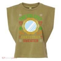 The Ugliest Christmas Sweater With An Image Of A Mirror Garment-Dyed Women's Muscle Tee thumb 0