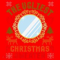 The Ugliest Christmas Sweater With An Image Of A Mirror Santa Hat thumb 1