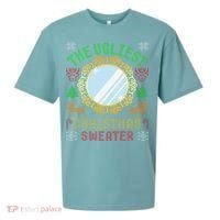 The Ugliest Christmas Sweater With An Image Of A Mirror Sueded Cloud Jersey T-Shirt thumb 0