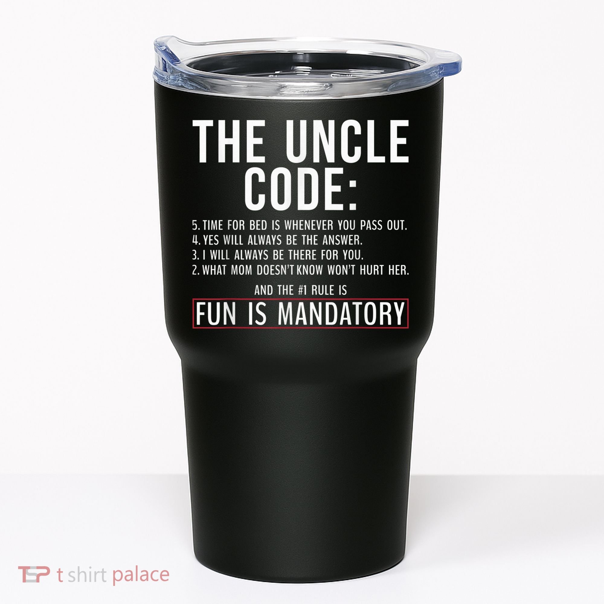 The Uncle Code Fun ins Mandatory Family Brother Uncle Tumbler