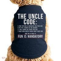 The Uncle Code Fun ins Mandatory Family Brother Uncle Doggie Tank thumb 0