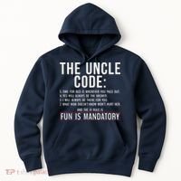 The Uncle Code Fun ins Mandatory Family Brother Uncle Hoodie thumb 0