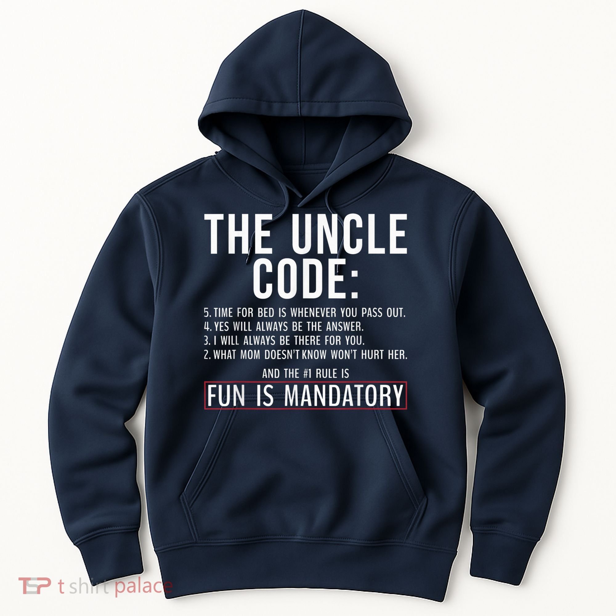The Uncle Code Fun ins Mandatory Family Brother Uncle Hoodie
