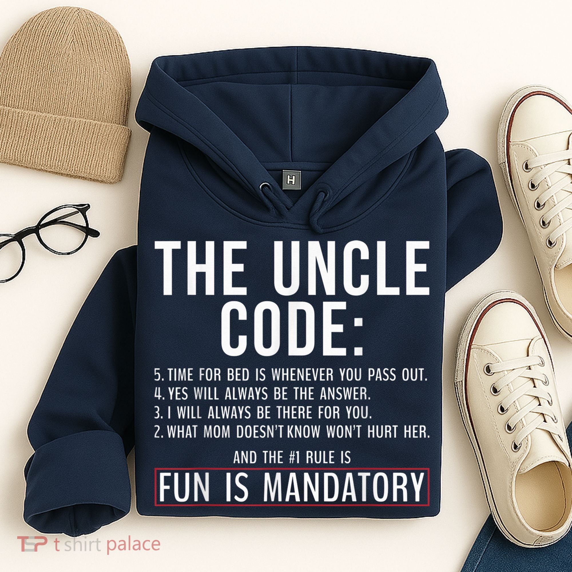 The Uncle Code Fun ins Mandatory Family Brother Uncle Hoodie