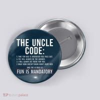 The Uncle Code Fun ins Mandatory Family Brother Uncle Button thumb 0