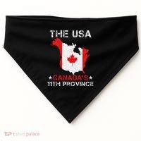 The Usa Canada’S 11th Province Funny USA-Made Doggie Bandana thumb 0
