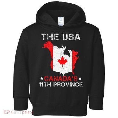 The Usa Canada’S 11th Province Funny Toddler Hoodie