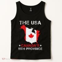 The Usa Canada’S 11th Province Funny Tank Top thumb 2