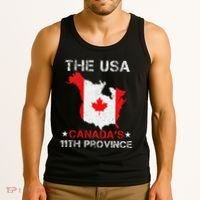 The Usa Canada’S 11th Province Funny Tank Top thumb 3