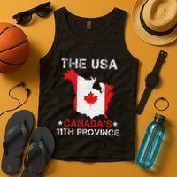 The Usa Canada’S 11th Province Funny Tank Top thumb 4