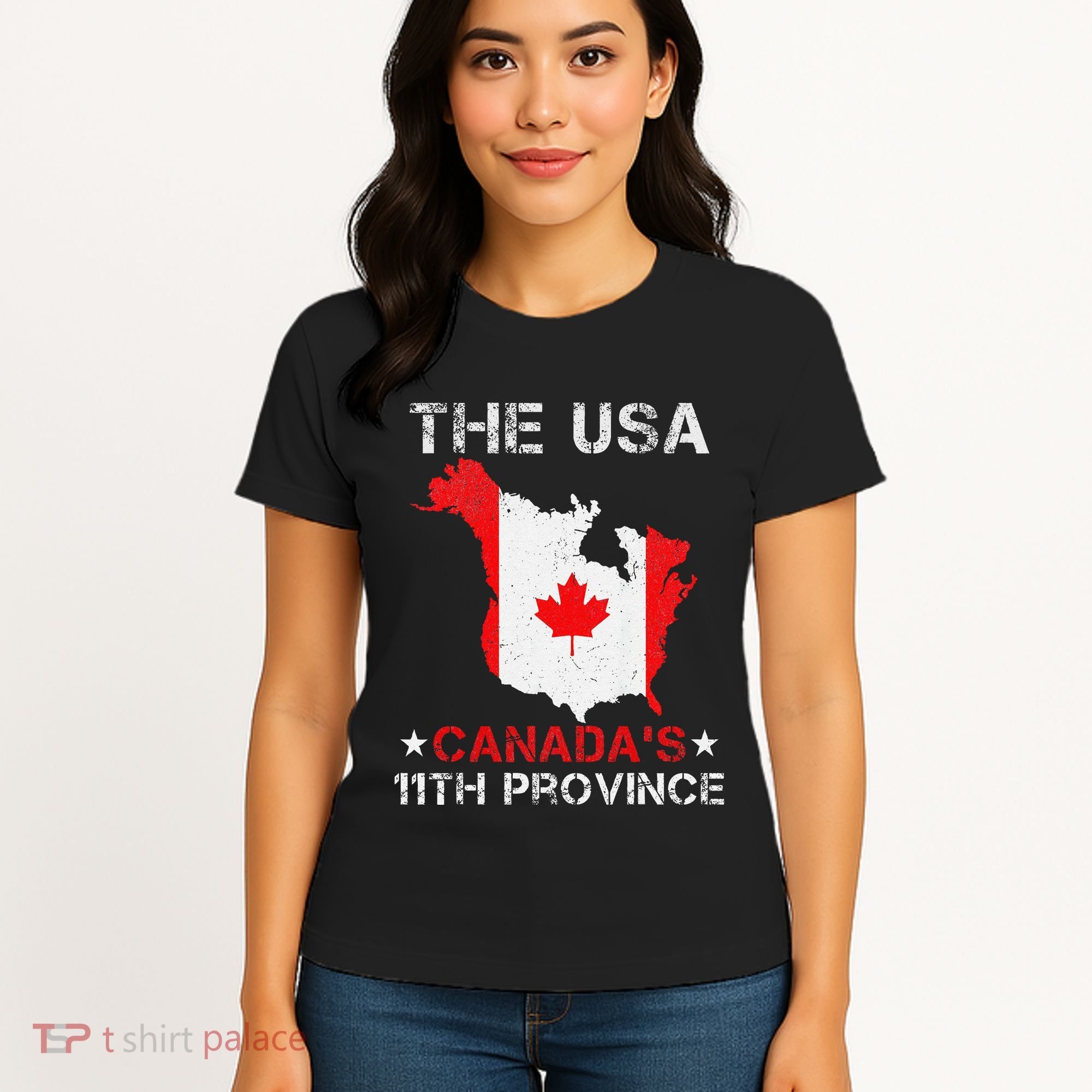 The Usa Canada’S 11th Province Funny Women's T-Shirt