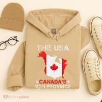 The Usa Canada’S 11th Province Funny Hoodie thumb 4