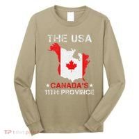 The Usa Canada’S 11th Province Funny Long Sleeve Shirt thumb 0