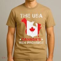 The Usa Canada’S 11th Province Funny T-Shirt thumb 3