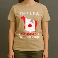 The Usa Canada’S 11th Province Funny T-Shirt thumb 4