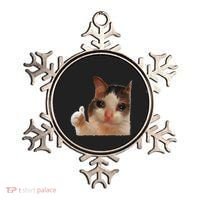 Thumbs Up Crying Cat Meme Cat Crying Thumps Up Memes Sad Cat Ornament thumb 0
