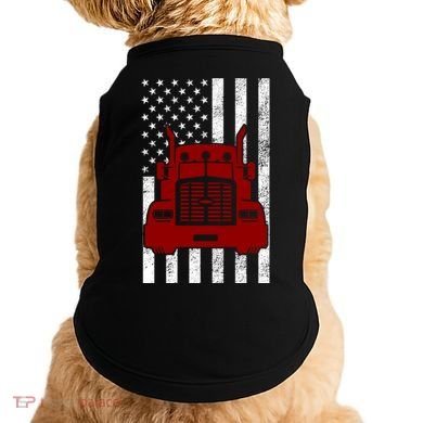 American Trucker USA Flag Doggie Tank